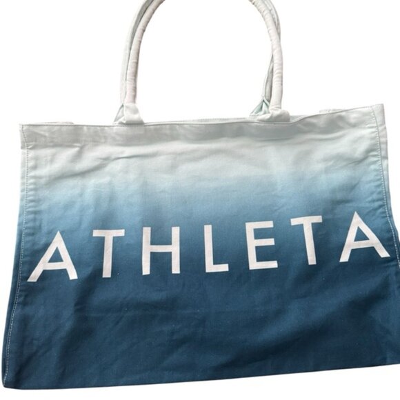 Athleta Blue Gradient Tote Bag with Spacious Design - Picture 2 of 6